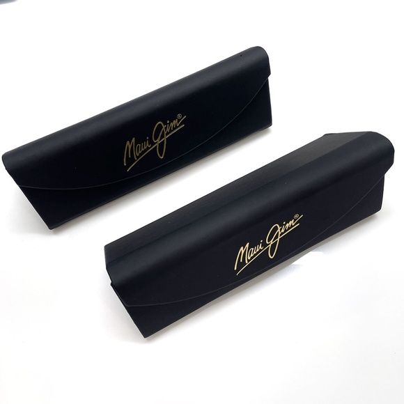 NWOT - Maui Jim Black Sunglasses/glasses Cases - Two Pack - Picture 1 of 8